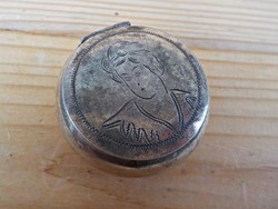 Antique silver coin with hallmark of Pest between 1872-1922, master mark