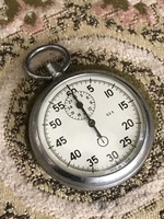 Old stopwatch, pocket watch from the Soviet Union