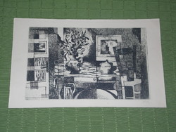 Mária Túry 1930-1992, indicated - lower right, etching, 39x24