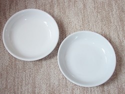 Retro régi lapos tányér Pécs jelzéssel Zsolnay, üzemi konyha 2 db