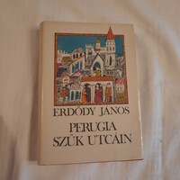 János Erdődy: narrow streets of Perugia fiction book publisher 1980