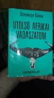 Hunting! Kálmán Kittenberger: my last African hunt 1971 thought dust jacket!