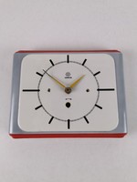 Old junghans ceramic wall clock / retro german clock / old clock / mid century