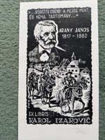Torró Vilmos 1984 .Ex libris Arany János emlékére