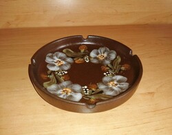 Retro ceramic ashtray - diam. 15.5 cm (20/d)