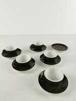 5 mid-century Italian Richard Ginori coffee cups / old / retro porcelain