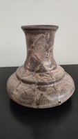 West German fat lava vase