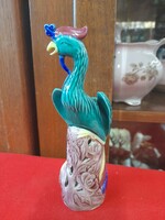 Eastern Chinese porcelain figural phoenix statue. Marked.