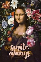 Plakát Smile Always, Mona Lisa 