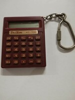 Miniature tecxon kc - 100 calculator with key ring