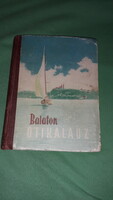 1957.Dr. Darnay-Dornyay Béla :Balaton útikalauz képes könyv térképpel a képek szerint Sport Lap