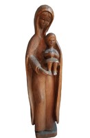 Mary the Little Deddel wooden statue