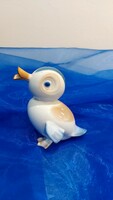 Aquincum Aquazur festésű porcelán kacsa figura