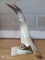 An ornament made of horn - a bird