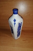 Glazed ceramic vase marked: homann a. Malév 17 cm high (2/d)