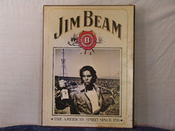 Real antique jim beam lighting drink advertisement