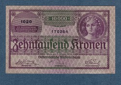 10000 Korona 1924 aUNC