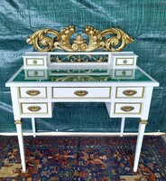 Starting from HUF 1! Antique desk! Beautiful carved wood decoration! Renovated a few years ago! Beautiful