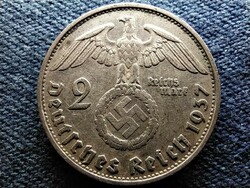 Németország Horogkeresztes .625 ezüst 2 birodalmi márka 1937 G (id60564)