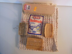 Soap - old - 3 pcs - new - brush - new washcloth - gray - bought for a schilling