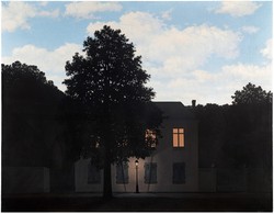 Magritte - A fény születése - vászon reprint