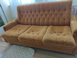 Retro sofa for sale that can be opened into a French bed