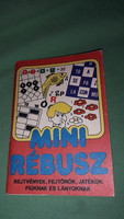 1986. Pásztor pál: mini riddles, puzzles, games for boys and girls according to pictures