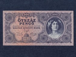 Post-war inflation series (1945-1946) 500 pengő banknote 1945 unc (id63835)