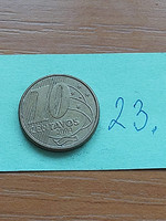 Brazil brasil 10 centavos 2004 23.
