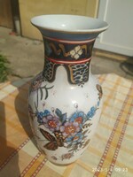 Porcelain flower and butterfly vase for sale!