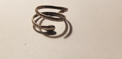 Régi állítható kígyó ezüst gyűrű