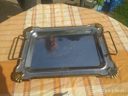 Retro metal tray for sale!