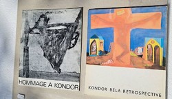 Béla Kondor's exhibition catalogues. 2 Béla Kondor's memorial exhibition.