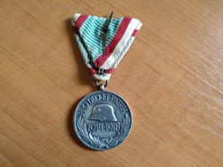 PRO DEO ET PATRIA 1914-1918 kitüntetés ( eredeti szalaggal )