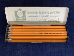 FABER CASTELL fém doboz 12 Új Ceruza !!!