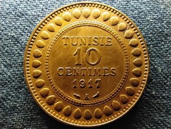 Tunézia V. Mohamed 10 centime 1917 A (id67427)