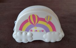 Women's rubber toiletry/cosmetic bag