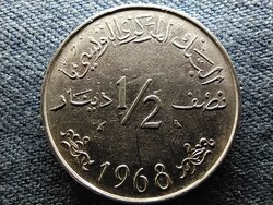 Tunézia Köztársaság (1957-) 1/2 Dínár 1968 (id68900)
