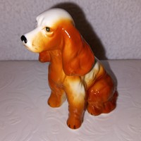 "Spániel ", német, porcelán figura.