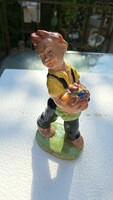 Old hop character ceramic figure 16 cm high.