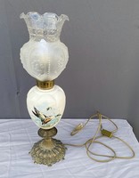 Porcelán kacsás  asztali lámpa.