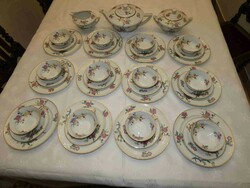 Beautiful antique 12 person Limoges coffee and cake set for 39 people