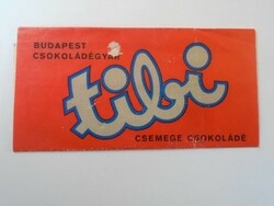 D195098  tibi csokipapír   1970's