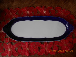 Zsolnay pompadour base glazed sandwich plate