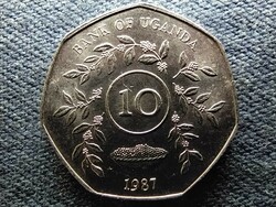 Uganda 10 shillings 1987 (id68907)