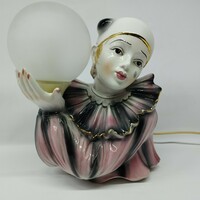 Pierrot Olasz porcelán lámpa