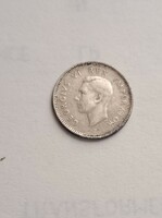 Silver vi. George 3 pence. 1942 South Africa
