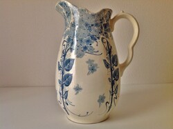 Antique Boch Freres earthenware jug - 34 cm.