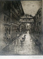 Krón Béla: Venezia - Ponte dei Sospiri (Velence - Sóhajok hídja)