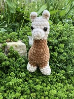 Unique crocheted plush (amigurumi) llama